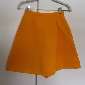 Vintage Yellow Knit Skort
